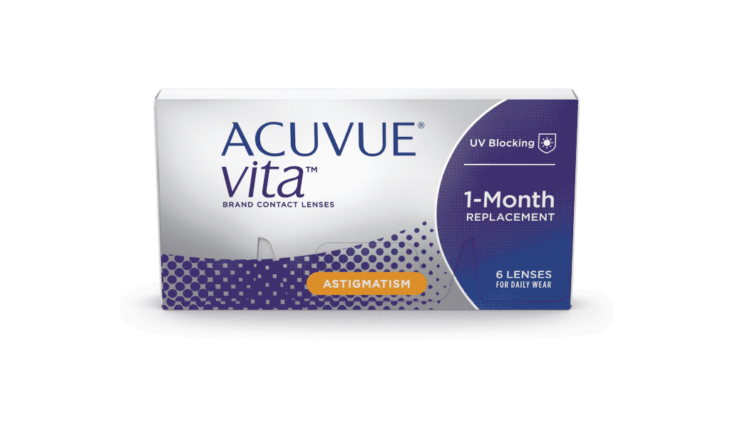 Share ACUVUE® VITA™ for ASTIGMATISM with HydraMax™-Technology